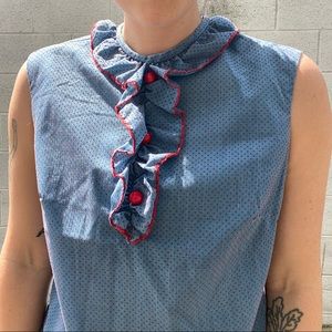 Sleeveless Vintage Blouse